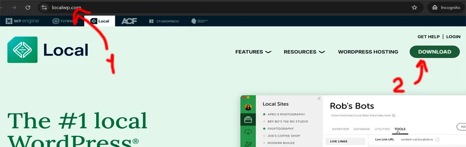 دانلود localwp