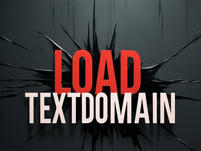 مشکل ترجمه بارگذاری افزونه load_textdomain